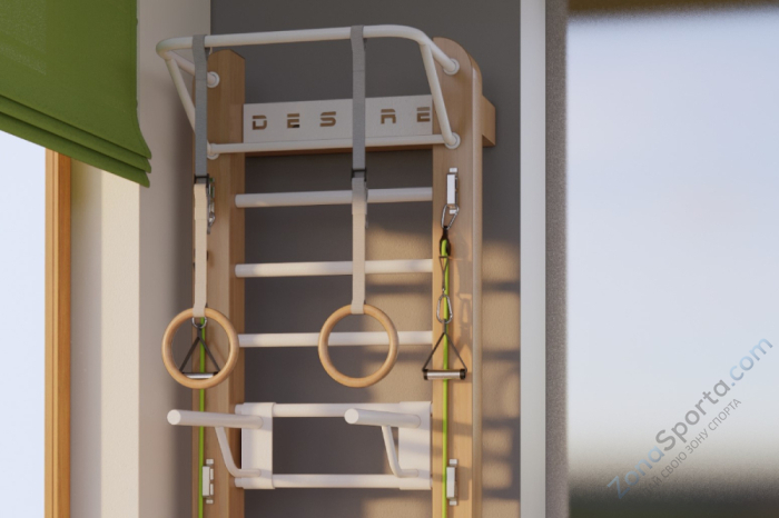 Узкая шведская стенка расширенной комплектации Desire Eco S Plus Узкая шведская стенка расширенной комплектации Desire Eco S Plus