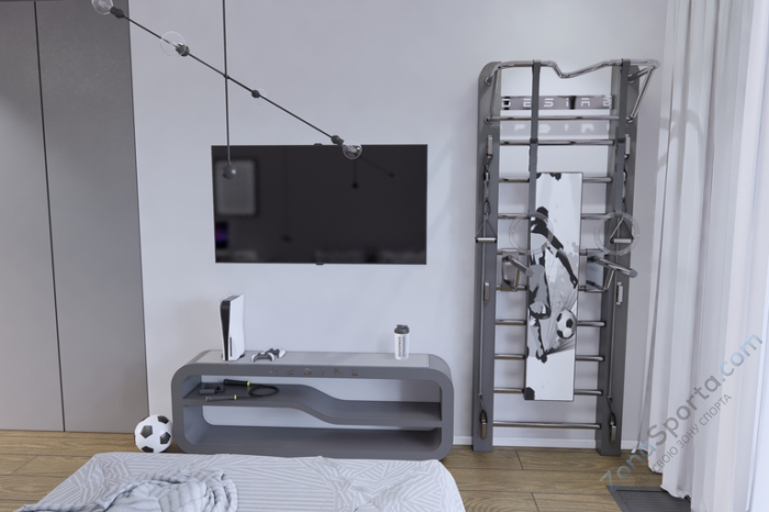 Узкая шведская стенка расширенной комплектации Desire Eco S Plus Узкая шведская стенка расширенной комплектации Desire Eco S Plus