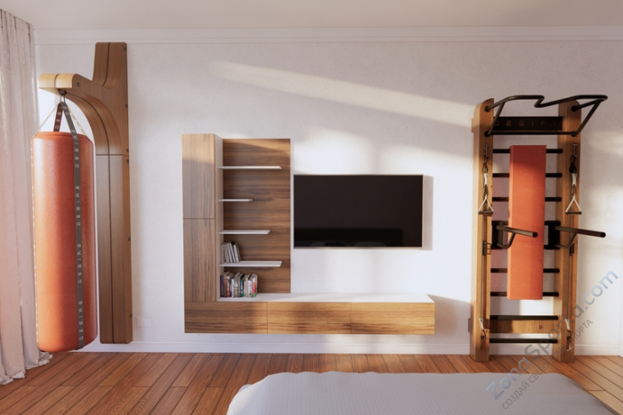 Узкая шведская стенка расширенной комплектации Desire Eco S Plus Узкая шведская стенка расширенной комплектации Desire Eco S Plus