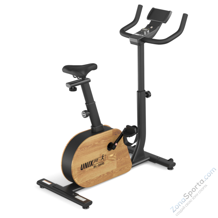 Велотренажер генераторный Unix Fit BL-380E Wood Велотренажер генераторный Unix Fit BL-380E Wood