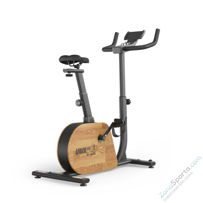 Велотренажер генераторный Unix Fit BL-380E Wood Велотренажер генераторный Unix Fit BL-380E Wood