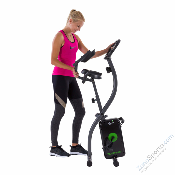 Велотренажер Tunturi Cardio Fit B25 X-bike со спинкой Велотренажер Tunturi Cardio Fit B25 X-bike со спинкой
