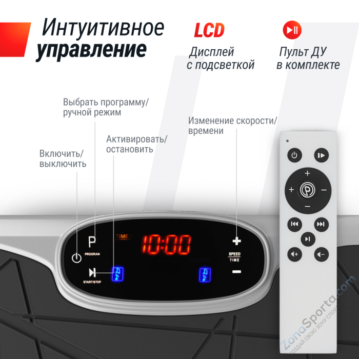 Виброплатформа Unix Fit Edge 2D Grey Виброплатформа Unix Fit Edge 2D Grey