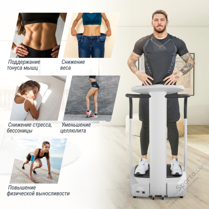 Виброплатформа Unix Fit Improve 2 in 1 Silver Виброплатформа Unix Fit Improve 2 in 1 Silver