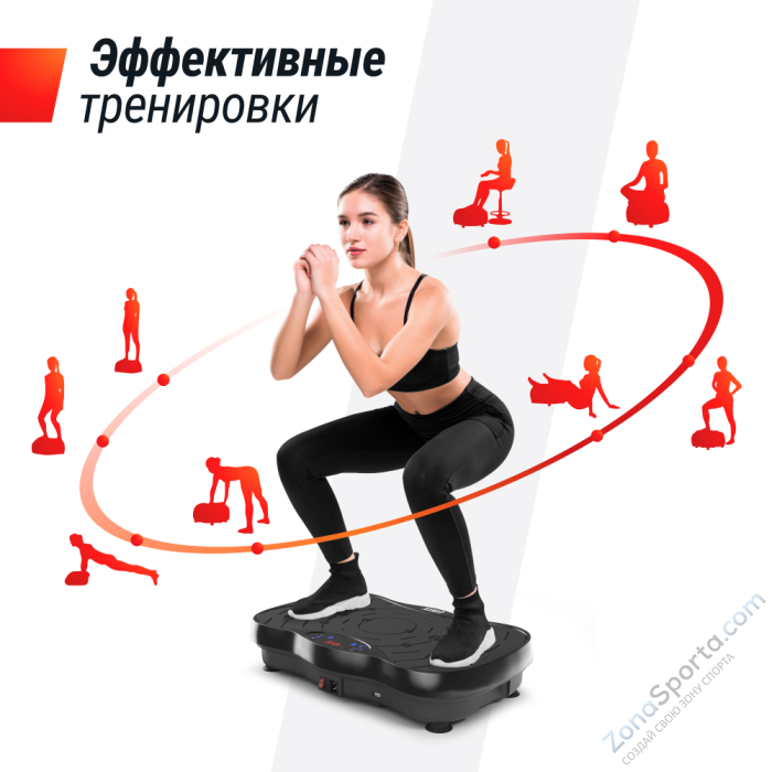 Виброплатформа Unix Fit Intensive 2D Black Виброплатформа Unix Fit Intensive 2D Black