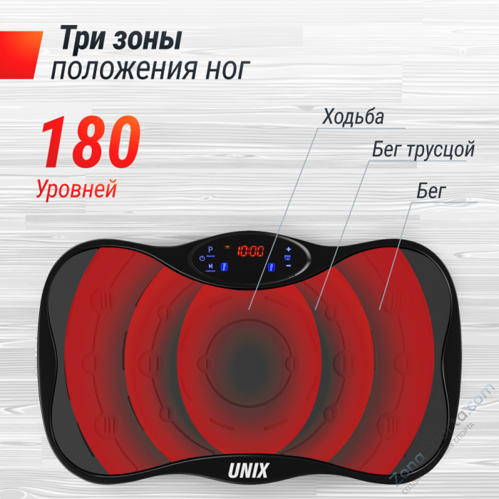 Виброплатформа Unix Fit Intensive 2D Black Виброплатформа Unix Fit Intensive 2D Black