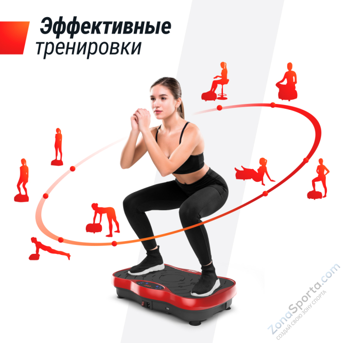Виброплатформа Unix Fit Intensive 2D Red Виброплатформа Unix Fit Intensive 2D Red