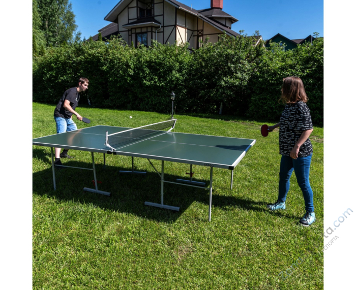Всепогодный теннисный стол DFC Tornado зеленый S600G Всепогодный теннисный стол DFC Tornado зеленый S600G