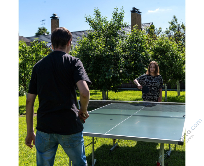 Всепогодный теннисный стол DFC Tornado зеленый S600G Всепогодный теннисный стол DFC Tornado зеленый S600G