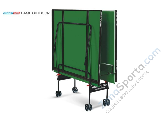Всепогодный теннисный стол Start Line Game Outdoor с сеткой зеленый Всепогодный теннисный стол Start Line Game Outdoor с сеткой зеленый
