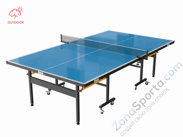 Всепогодный теннисный стол Unix Line outdoor 6mm (blue) Всепогодный теннисный стол Unix Line outdoor 6mm (blue)