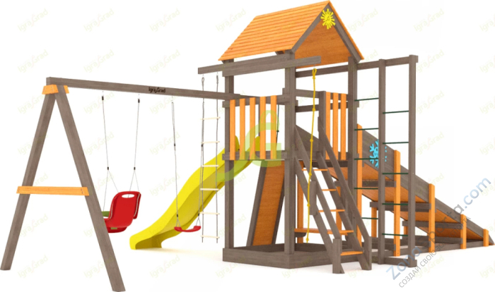 Всесезонная площадка IgraGrad С Fort с сеткой SF1