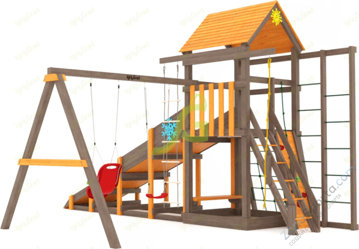 Всесезонная площадка IgraGrad С Fort с сеткой SF2 Всесезонная площадка IgraGrad С Fort с сеткой SF2