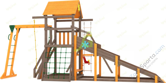 Всесезонная площадка IgraGrad С Gride с рукоходом SF1 Всесезонная площадка IgraGrad С Gride с рукоходом SF1