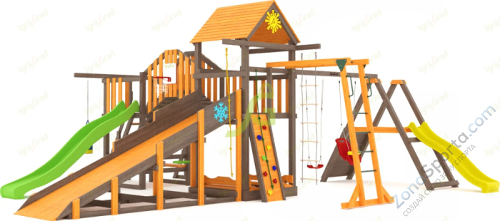 Всесезонная площадка IgraGrad С Мостик 2 SF2 Всесезонная площадка IgraGrad С Мостик 2 SF2