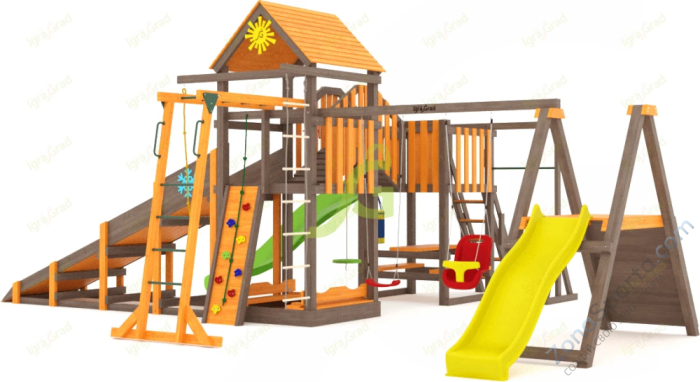 Всесезонная площадка IgraGrad С Мостик 2 SF2 Всесезонная площадка IgraGrad С Мостик 2 SF2