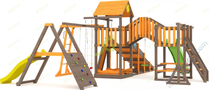 Всесезонная площадка IgraGrad С Мостик 2 SF2 Всесезонная площадка IgraGrad С Мостик 2 SF2