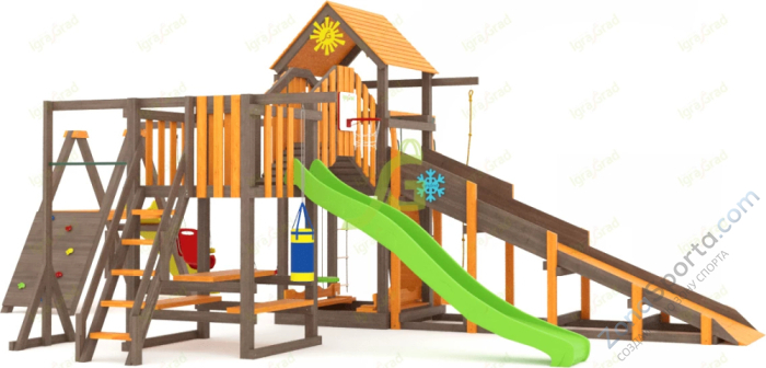 Всесезонная площадка IgraGrad С Мостик 2 SF2 Всесезонная площадка IgraGrad С Мостик 2 SF2