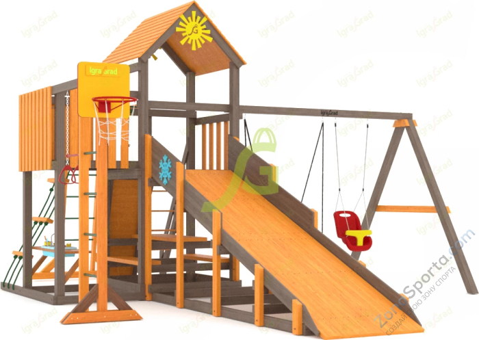 Всесезонная площадка IgraGrad С с балконом мод.2 SF