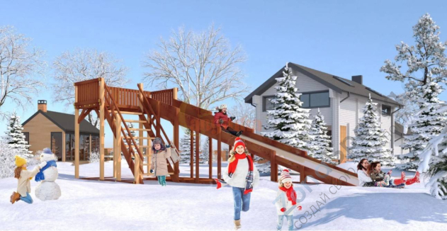 Зимняя горка Савушка Зима 6 Зимняя горка Савушка Зима 6