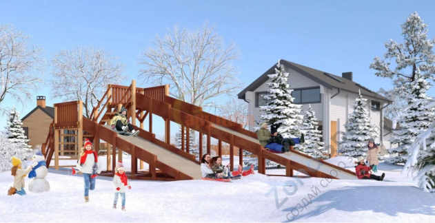 Зимняя горка Савушка Зима 7 Зимняя горка Савушка Зима 7