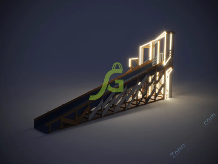 Зимняя деревянная горка IgraGrad Snow Fox 12 м с двумя скатами мод.3 Зимняя деревянная горка IgraGrad Snow Fox 12 м с двумя скатами мод.3