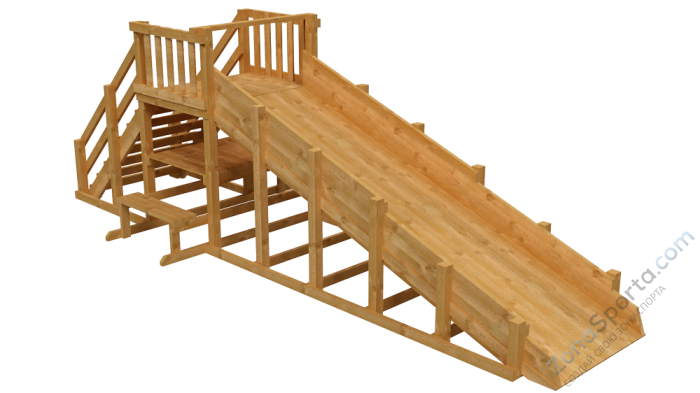 Зимняя деревянная заливная горка Ледянка 1 (пропитка) Зимняя деревянная заливная горка Ледянка 1 (пропитка)