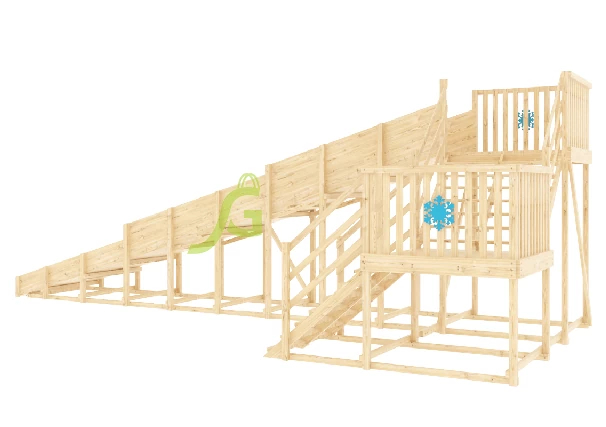 Зимняя горка IgraGrad Snow Fox скат 10 м (мод. 2) без окраски Зимняя горка IgraGrad Snow Fox скат 10 м (мод. 2) без окраски