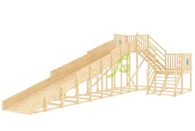 Зимняя горка IgraGrad Snow Fox скат 10 м (мод. 2) без окраски Зимняя горка IgraGrad Snow Fox скат 10 м (мод. 2) без окраски