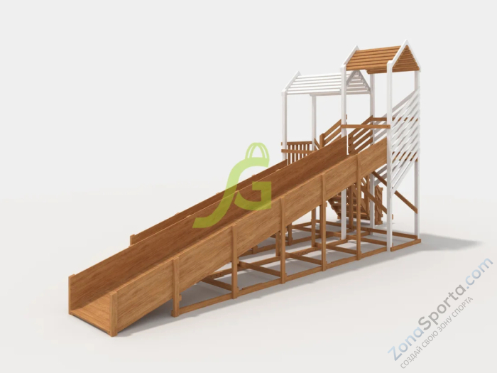 Зимняя горка IgraGrad Snow Fox скат 8 и 5 м мод.1 Зимняя горка IgraGrad Snow Fox скат 8 и 5 м мод.1