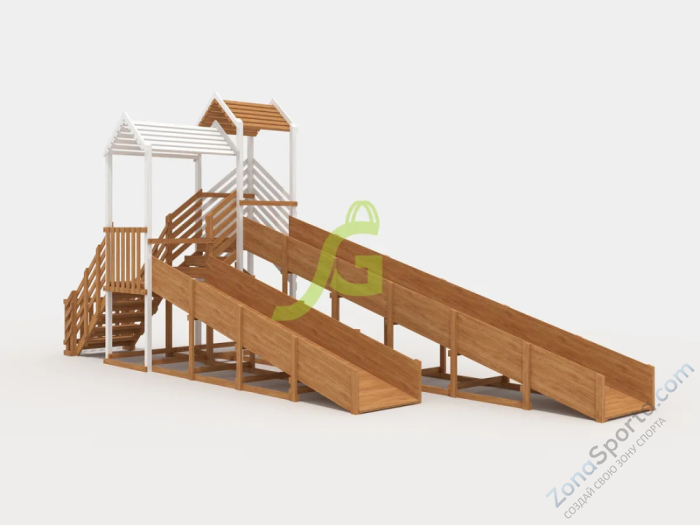 Зимняя горка IgraGrad Snow Fox скат 8 и 5 м мод.1 Зимняя горка IgraGrad Snow Fox скат 8 и 5 м мод.1