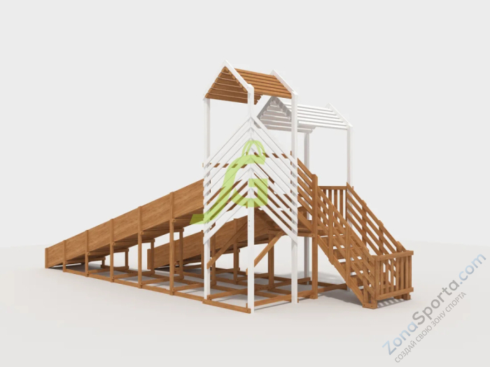 Зимняя горка IgraGrad Snow Fox скат 8 и 5 м мод.1 Зимняя горка IgraGrad Snow Fox скат 8 и 5 м мод.1