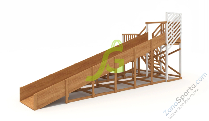 Зимняя горка IgraGrad Snow Fox скат 8 и 5 м мод.3 Зимняя горка IgraGrad Snow Fox скат 8 и 5 м мод.3