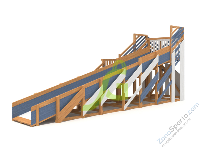 Зимняя горка IgraGrad Snow Fox скат 8 м мод.3 Зимняя горка IgraGrad Snow Fox скат 8 м мод.3