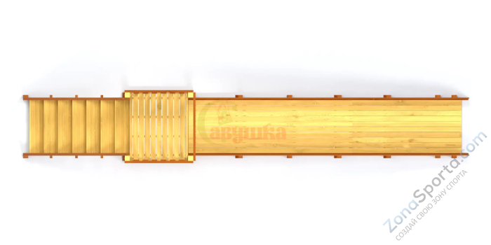 Зимняя горка Савушка Зима 2 (скат 5 метров) Зимняя горка Савушка Зима 2 (скат 5 метров)