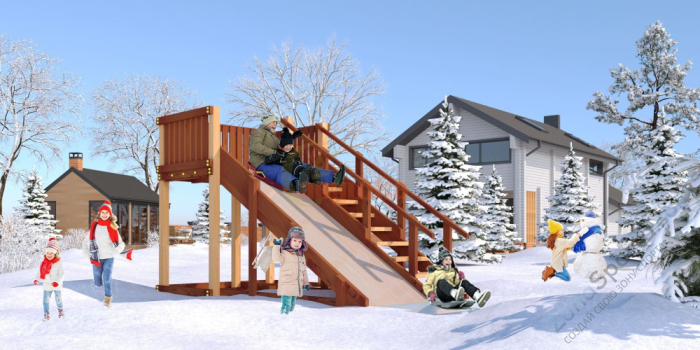 Зимняя горка Савушка Зима 3 Зимняя горка Савушка Зима 3