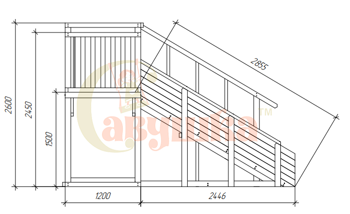 Зимняя горка Савушка Зима 3 Зимняя горка Савушка Зима 3