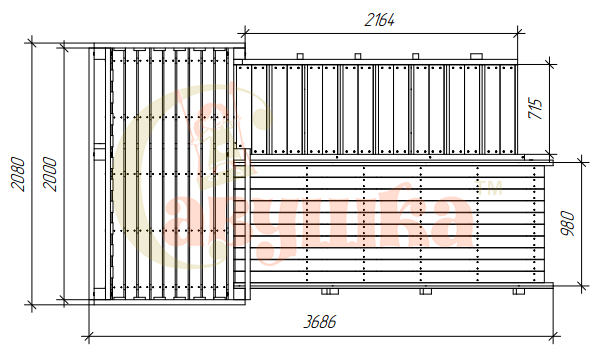 Зимняя горка Савушка Зима 3 Зимняя горка Савушка Зима 3