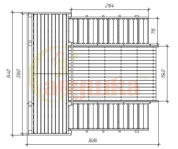 Зимняя горка Савушка Зима 4 Зимняя горка Савушка Зима 4