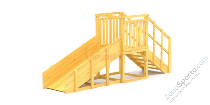 Зимняя горка Савушка Зима Wood-1 Зимняя горка Савушка Зима Wood-1