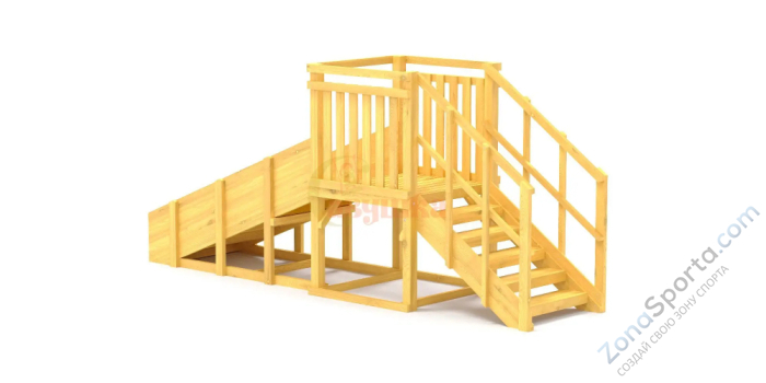 Зимняя горка Савушка Зима Wood-1 Зимняя горка Савушка Зима Wood-1