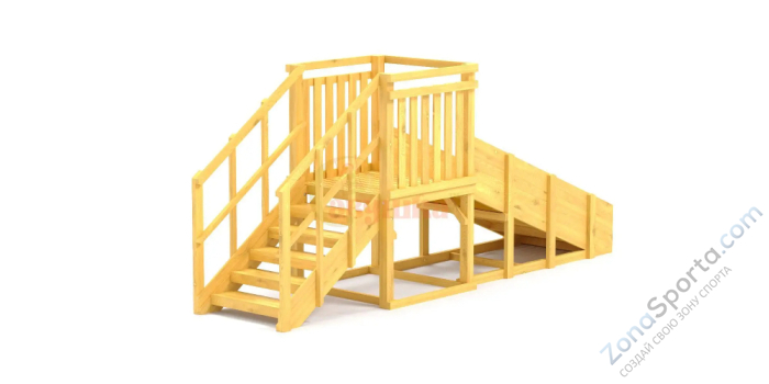 Зимняя горка Савушка Зима Wood-1 Зимняя горка Савушка Зима Wood-1