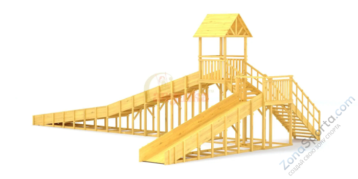Зимняя горка Савушка Зима Wood 10 Зимняя горка Савушка Зима Wood 10