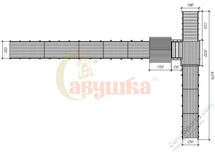 Зимняя горка Савушка Зима Wood 10 Зимняя горка Савушка Зима Wood 10