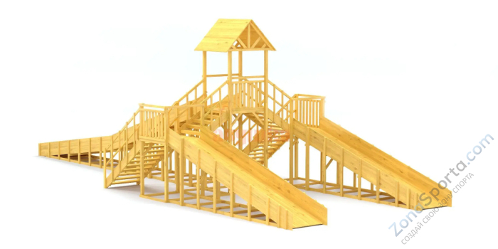 Зимняя горка Савушка Зима Wood 11 Зимняя горка Савушка Зима Wood 11