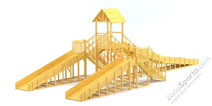 Зимняя горка Савушка Зима Wood 11 Зимняя горка Савушка Зима Wood 11