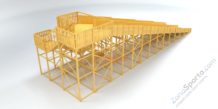Зимняя горка Савушка Зима Wood-12 Зимняя горка Савушка Зима Wood-12