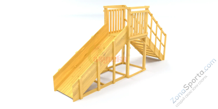 Зимняя горка Савушка Зима Wood-2 Зимняя горка Савушка Зима Wood-2