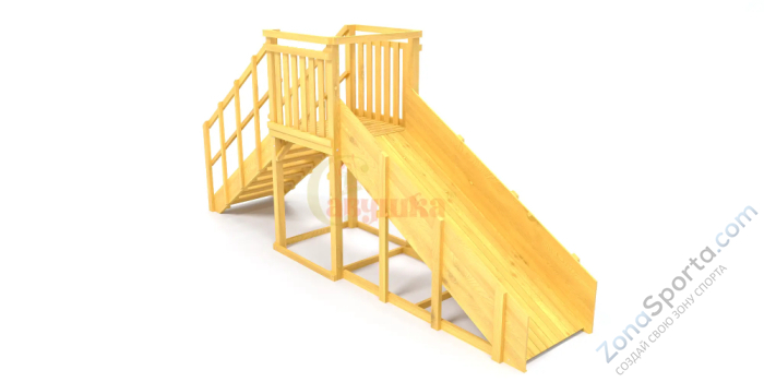 Зимняя горка Савушка Зима Wood-2 Зимняя горка Савушка Зима Wood-2