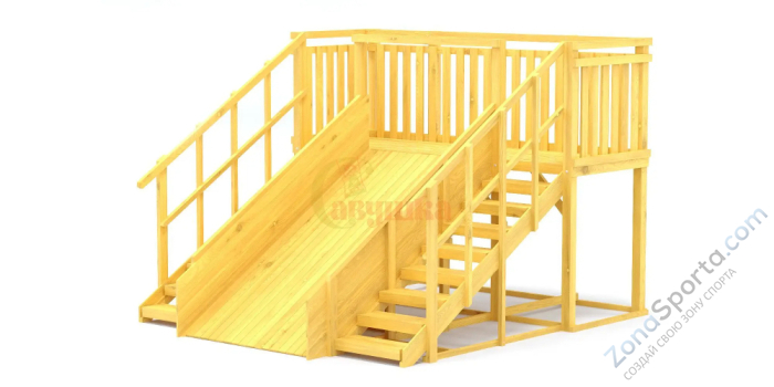 Зимняя горка Савушка Зима Wood-4 Зимняя горка Савушка Зима Wood-4